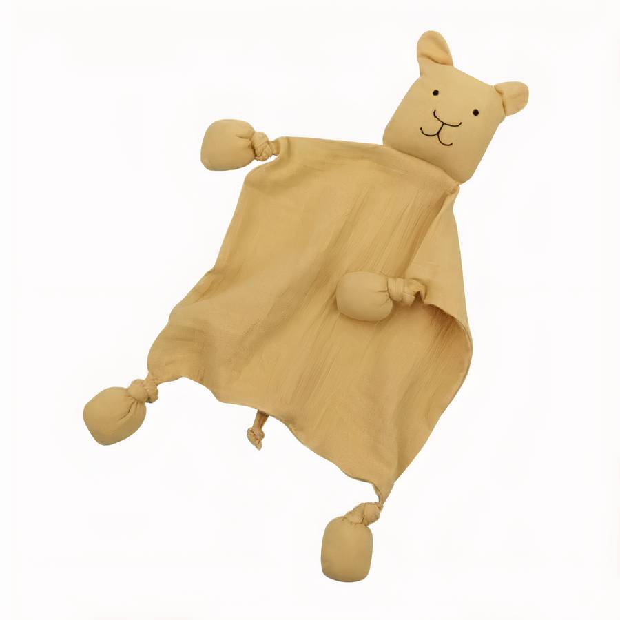 Baby Plush Bear Lovey Comforter Soft Cuddly Toy for Infants