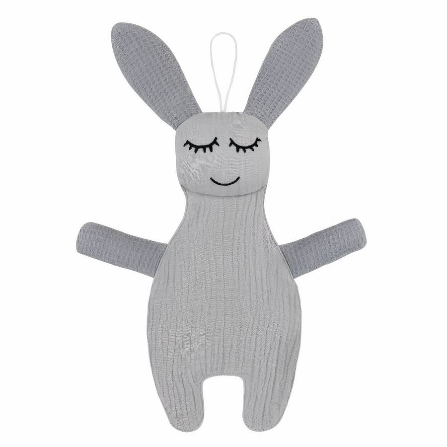 Cotton Bunny Baby Lovey Soft Plush Blanket for Boys and Girls