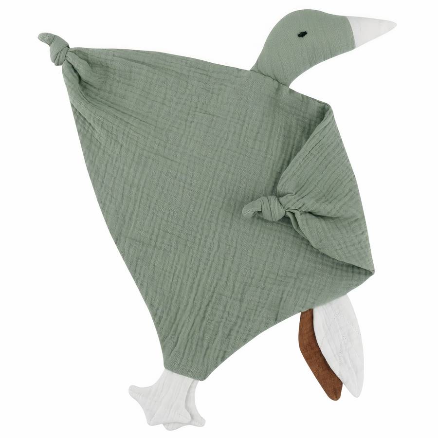 Vintage Baby Lovey Blanket for Newborns Soft Comforter Security Blanket