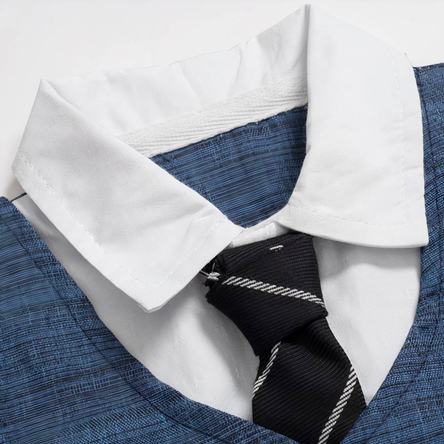 Lightweight Baby Romper Suit with Tie Infant Formal Outfit