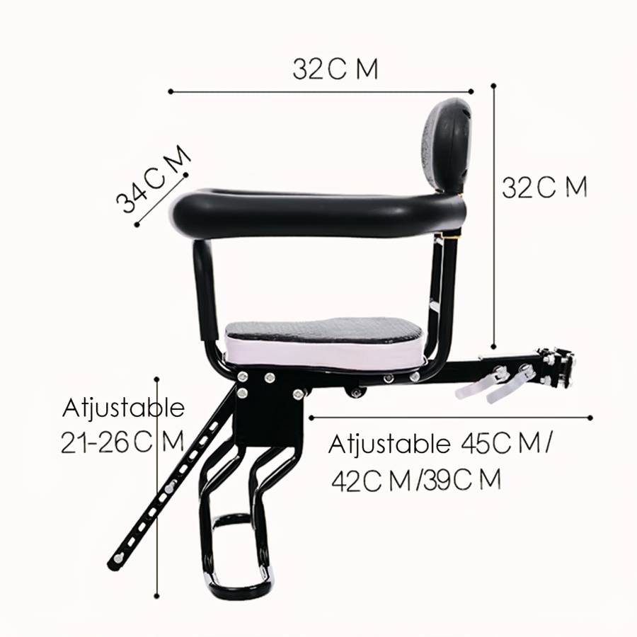 Kids Bike Seats Child Bicycle Seat Toddler Bike Carrier