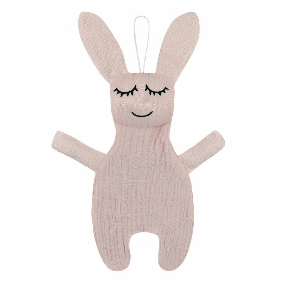Cotton Bunny Baby Lovey Soft Plush Blanket for Boys and Girls