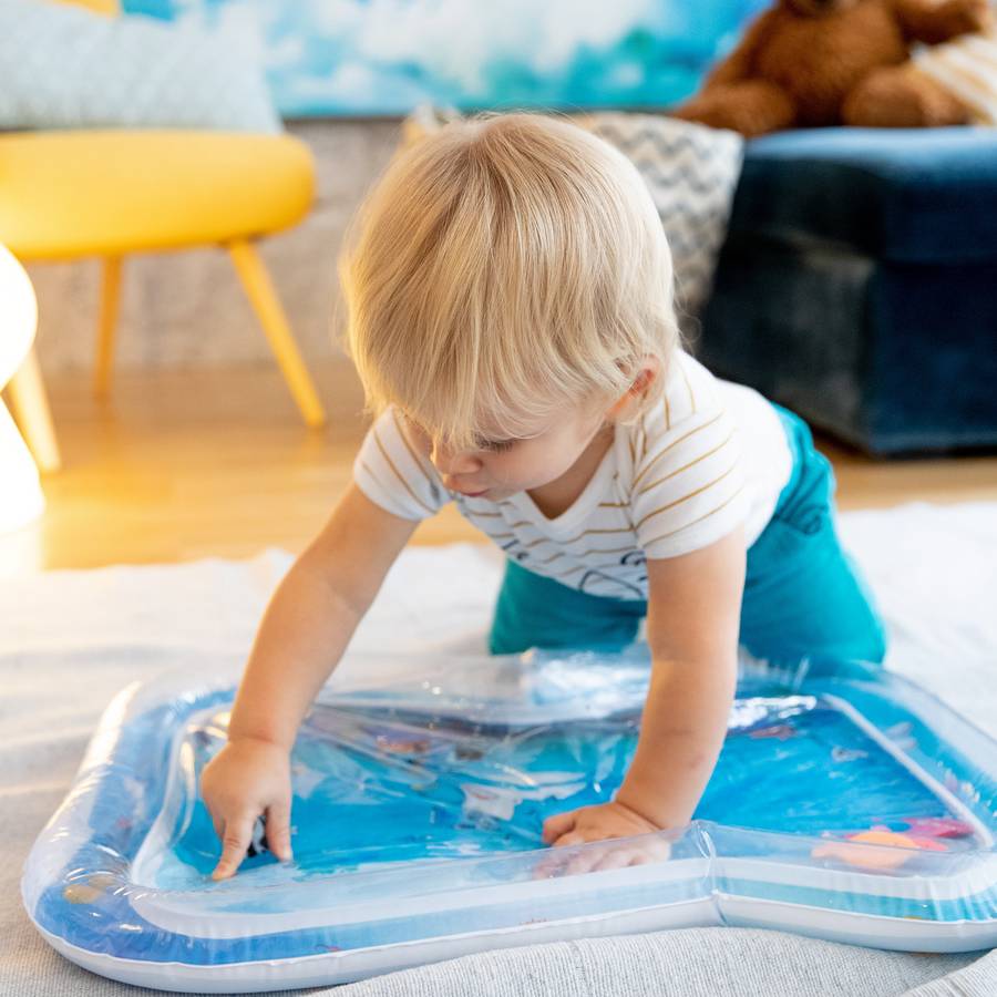 Inflatable Water Play Mat for Baby Toddler Sensory Splash Pad