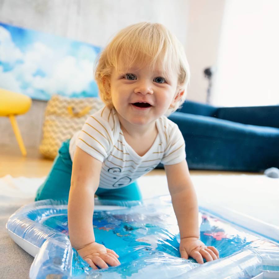 Inflatable Water Play Mat for Baby Toddler Sensory Splash Pad