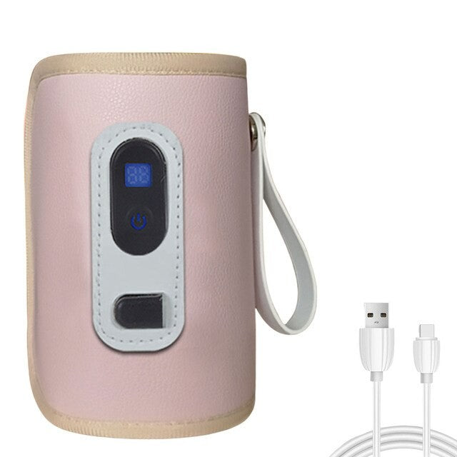 Portable USB Baby Bottle Warmer Electric Travel Warmer for Infant Feeding