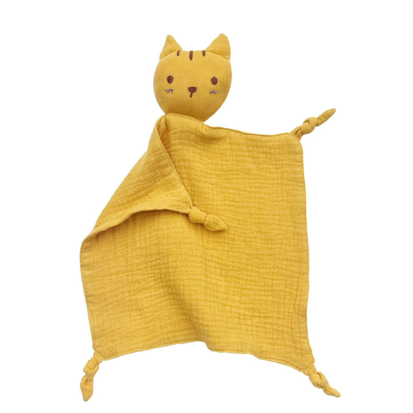 Baby Cat Lovey Plush Toy Security Blanket for Infant