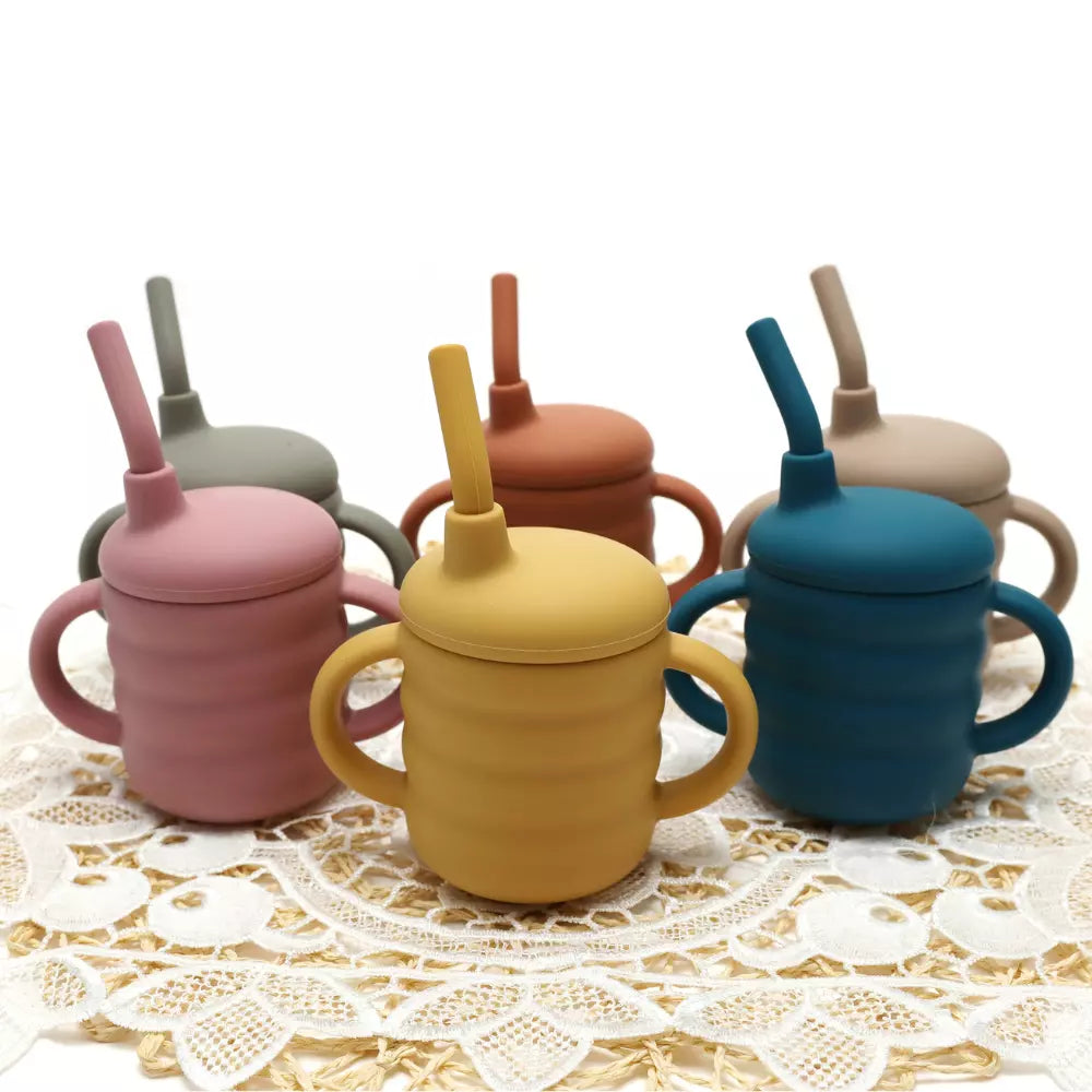 Training Cup for Toddlers Toddler Sippy Cup Spill Proof Easy Grip Learning Cup