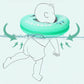 Inflatable Baby Swimming Ring for Newborns Toddler Pool Float Seat Safety Seat