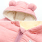 Cozy Winter Baby Romper Warm Fleece Infant Snowsuit