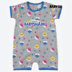 Baby Shark Short Sleeve Romper for Baby Toddler Infant