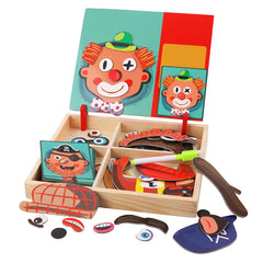 Montessori Magnetic Puzzle Educational Toy for Kids Learning and Development