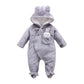 Hooded Bunny Romper for Baby Toddler Plush Animal Costume