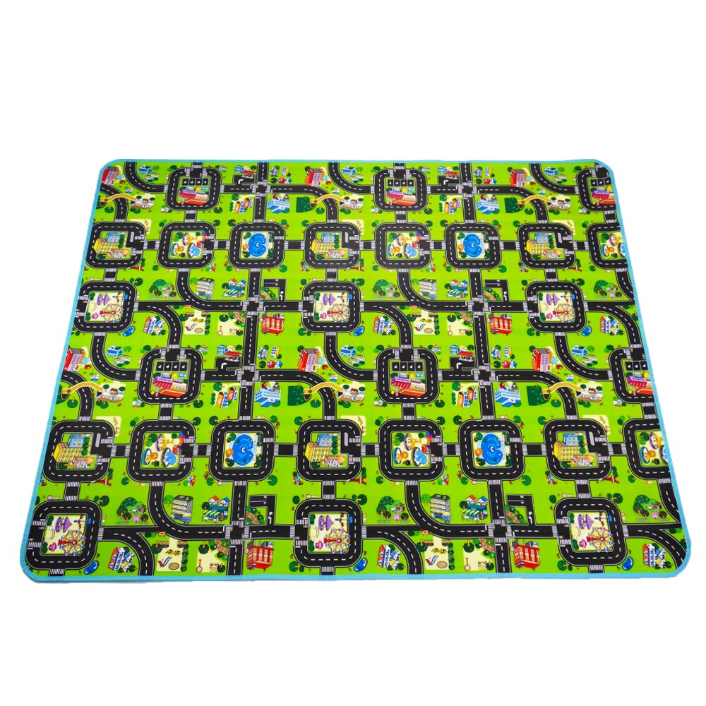 Kids Car Race Track Play Mat
