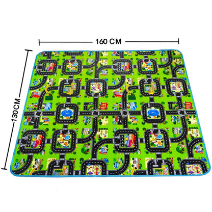 Kids Car Race Track Play Mat