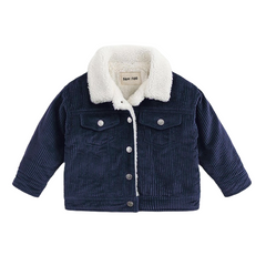 Fleece Lined Denim Jacket for Men and Women Warm Sherpa Jean Coat