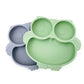 Baby Suction Plate Toddler Feeding Dish Non Slip Infant Bowl