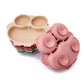 Baby Suction Plate Toddler Feeding Dish Non Slip Infant Bowl