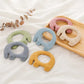 Baby Elephant Teething Ring Soft Silicone Toddler Teether Toy