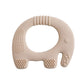 Baby Elephant Teething Ring Soft Silicone Toddler Teether Toy