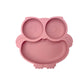 Baby Suction Plate Toddler Feeding Dish Non Slip Infant Bowl