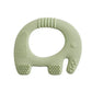 Baby Elephant Teething Ring Soft Silicone Toddler Teether Toy