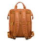 Vintage Leather Diaper Bag Crossbody Messenger Bag for Moms