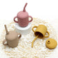 Training Cup for Toddlers Toddler Sippy Cup Spill Proof Easy Grip Learning Cup
